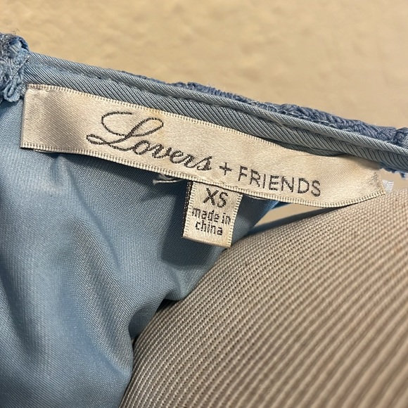 Lovers + Friends x Revolve Caspian Shift Dress Crystal Blue Size XS - Picture 7 of 7